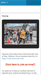 Mobile Screenshot of demclubvista.org