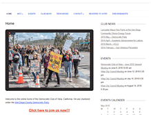 Tablet Screenshot of demclubvista.org